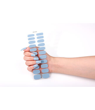 ClassyWear Gel Nail Wraps & Gellak Stickers CHIC BLUE gel strips Manicure