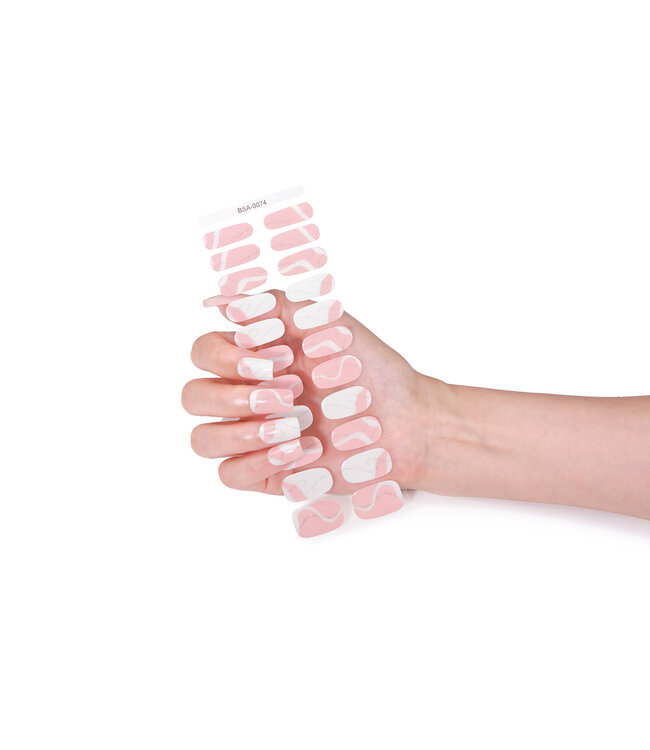 Gel Nail Wraps & Gellak Stickers CREAMY CANDY gel strips Manicure