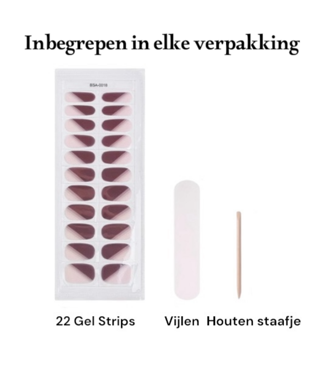 Gel Nail Wraps & Gellak Stickers FAIRY TALE gel strips Manicure