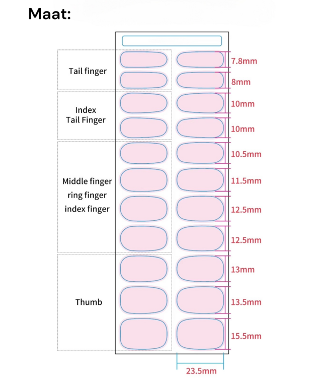 Gel Nail Wraps & Gellak Stickers MARBLE ART gel strips Manicure