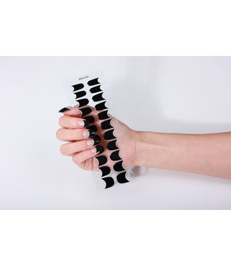ClassyWear Gel Nail Wraps & Gellak Stickers CHIC NOIR gel strips Manicure
