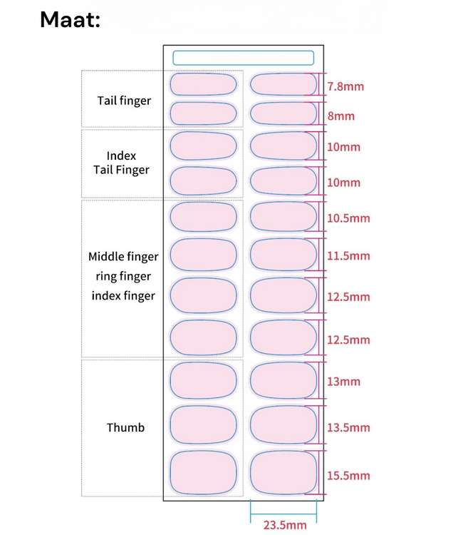 Gel Nail Wraps & Gellak Stickers - DREAMY DOLL gel strips Manicure