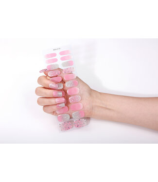 ClassyWear Gel Nail Wraps & Gellak Stickers CRYSTAL DREAM gel strips Manicure