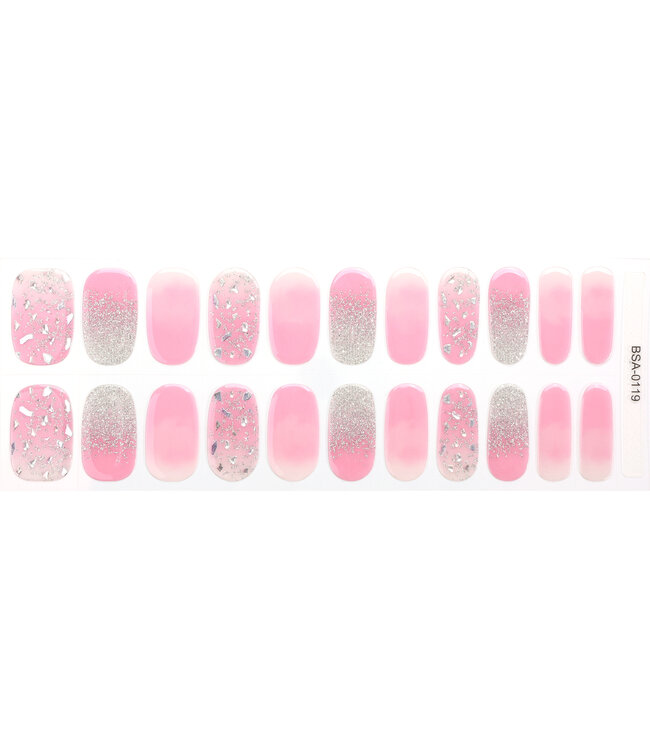 Gel Nail Wraps & Gellak Stickers CRYSTAL DREAM gel strips Manicure