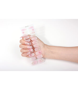 ClassyWear Gel Nail Wraps & Gellak Stickers METEOR SHOWER gel strips Manicure