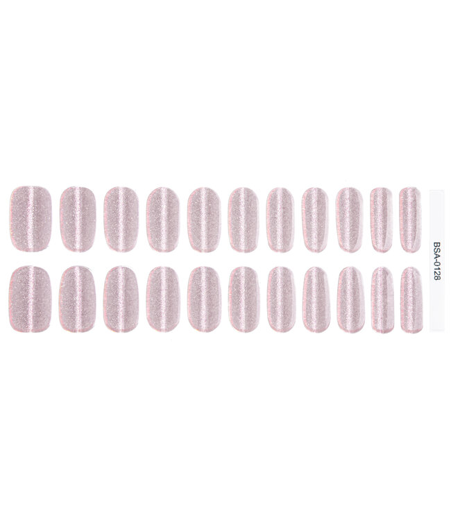 Gel Nail Wraps & Gellak Stickers PEARL gel strips Manicure