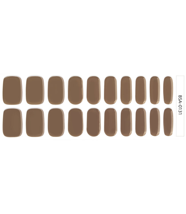 Gel Nail Wraps & Gellak Stickers MORNING COFFEE gel strips Manicure