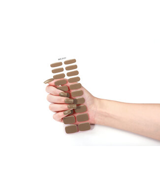 ClassyWear Gel Nail Wraps & Gellak Stickers MORNING COFFEE gel strips Manicure