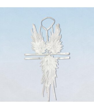 ClassyWear Sexy 'angel' bodysuit lingerie - wit