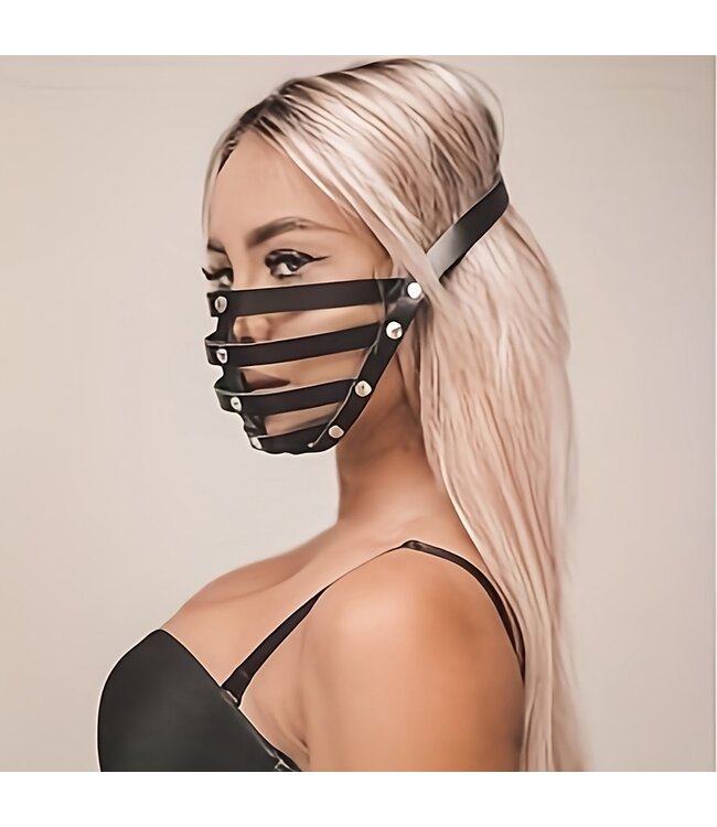 Sexy PU leren masker role play