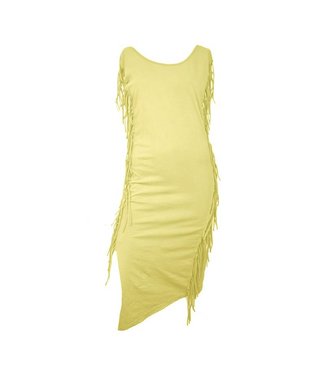 Fringe jurk (yellow)