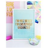 Poster gold foil Messy Creative