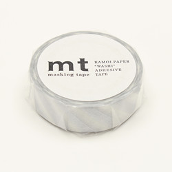 MT masking tape stripe silver 2