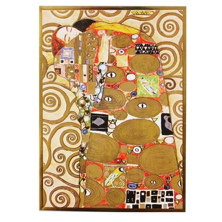 Kaart Tevredenheid van Gustav Klimt