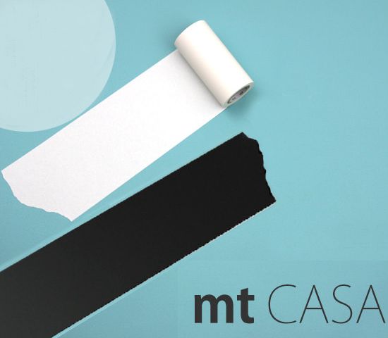 MT casa washi tape wit / white 100 mm