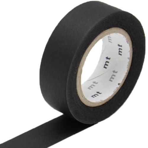 kans ziekte haar MT washi tape zwart / black - Zilte.nl