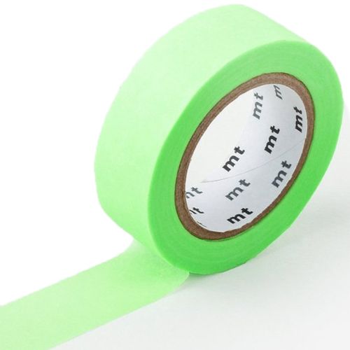 MT washi tape shocking green