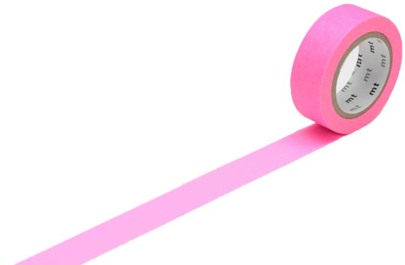 MT washi tape shocking pink