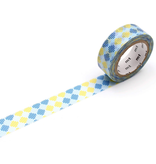 MT washi tape deco Checkers stripe blue