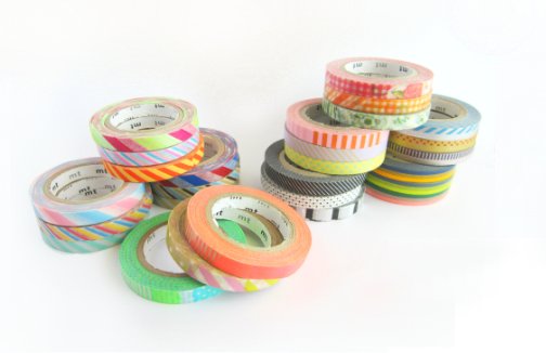 MT washi tape slim Ginkgo line