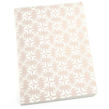 Notebook Leaf pastel pink