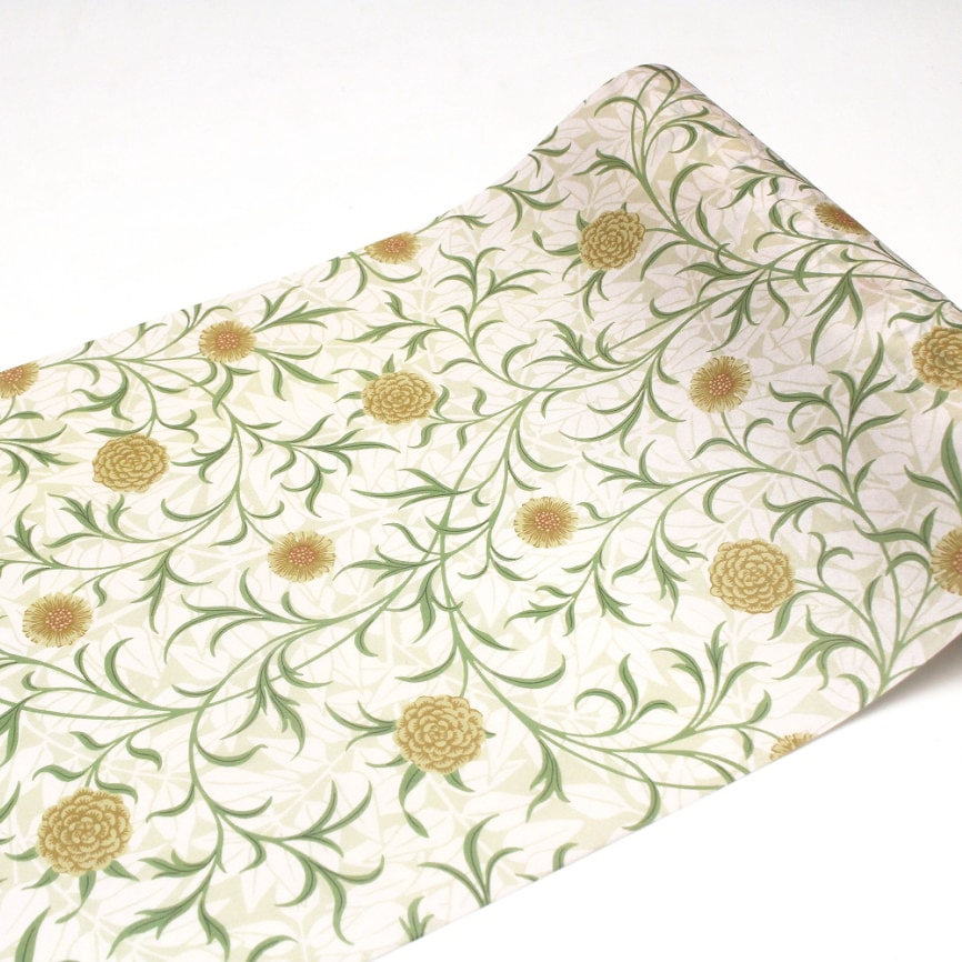 MT casa washi fleece William Morris Scroll and flower