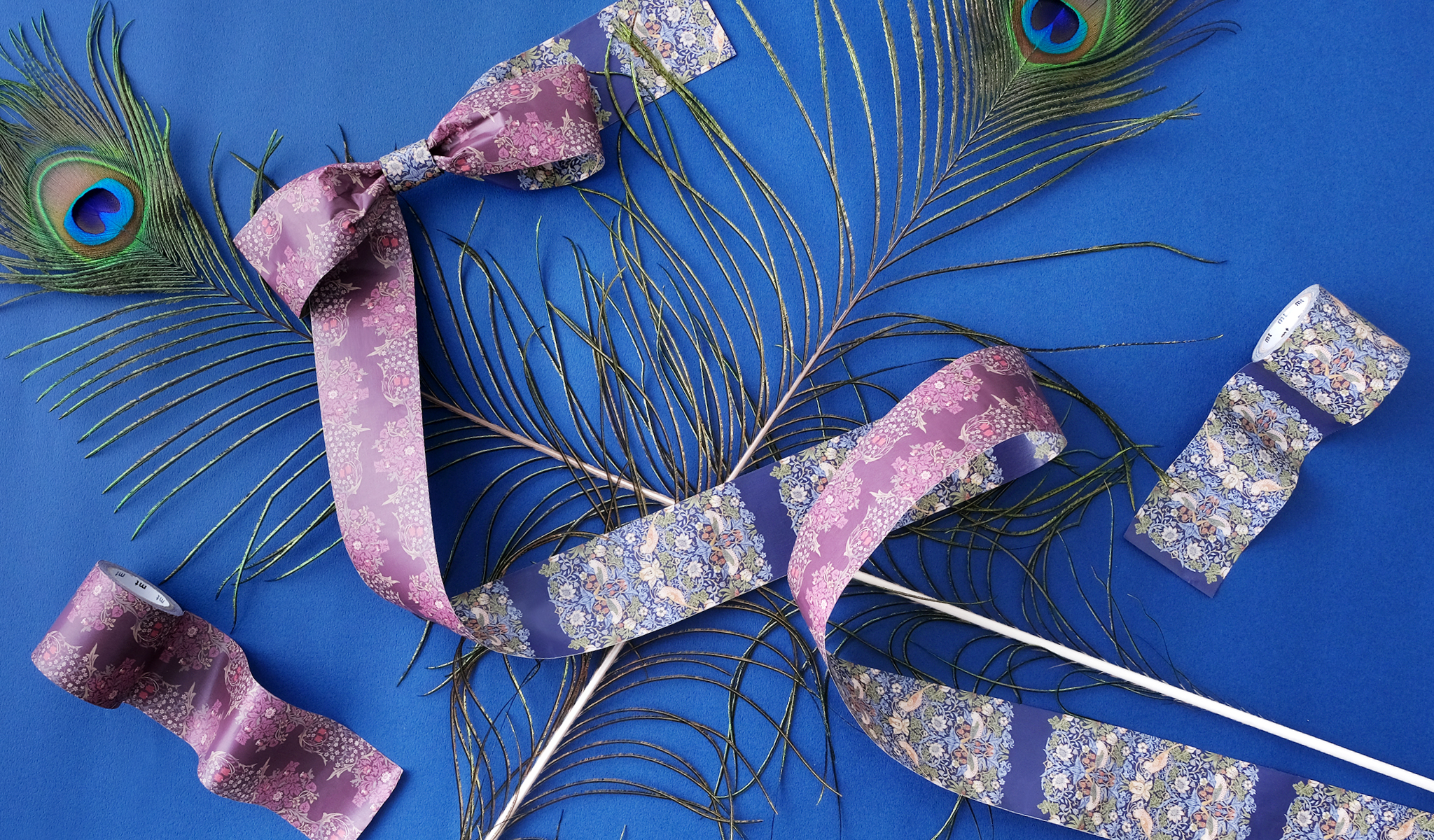 MT washi tape William Morris Strawberry thief indigo mineral