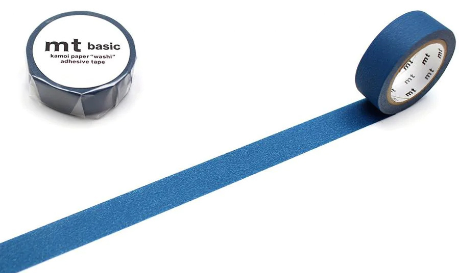 MT washi tape matte Duck blue