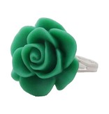 Ring light green rose