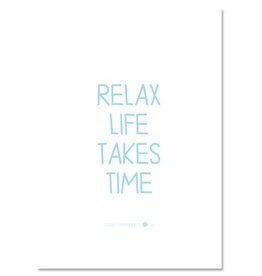 Studio Stationery Poster A4 Relax