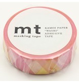 MT washi tape triangle and diamond pink 10 meter