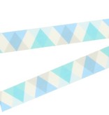MT washi tape triangle and diamond blue