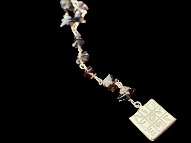 LONG NECKLACE WITH MAGIC SQUARE