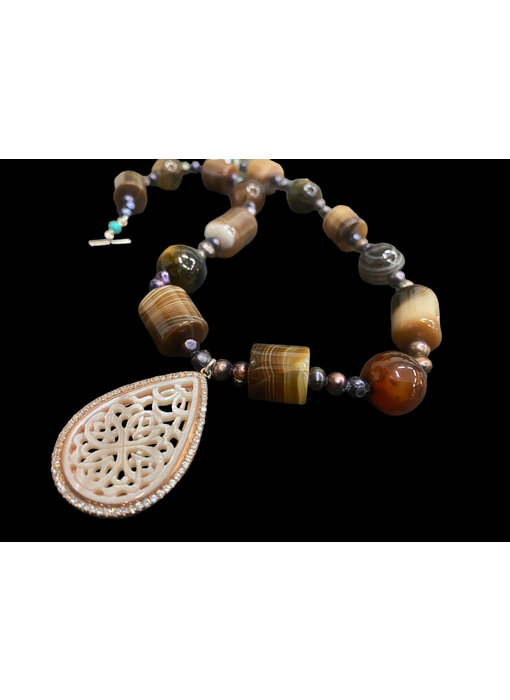 Tibetan Wood Beads