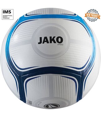 JAKO Trainingsbal Speed Wit-Jako blauw-Marine maat 5