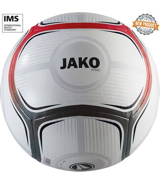 JAKO Trainingsbal Speed Wit-rood-antraciet maat 5