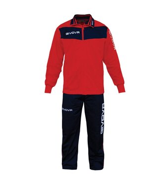 Givova Presentatiepak Vela ROOD-NAVY MAAT XL