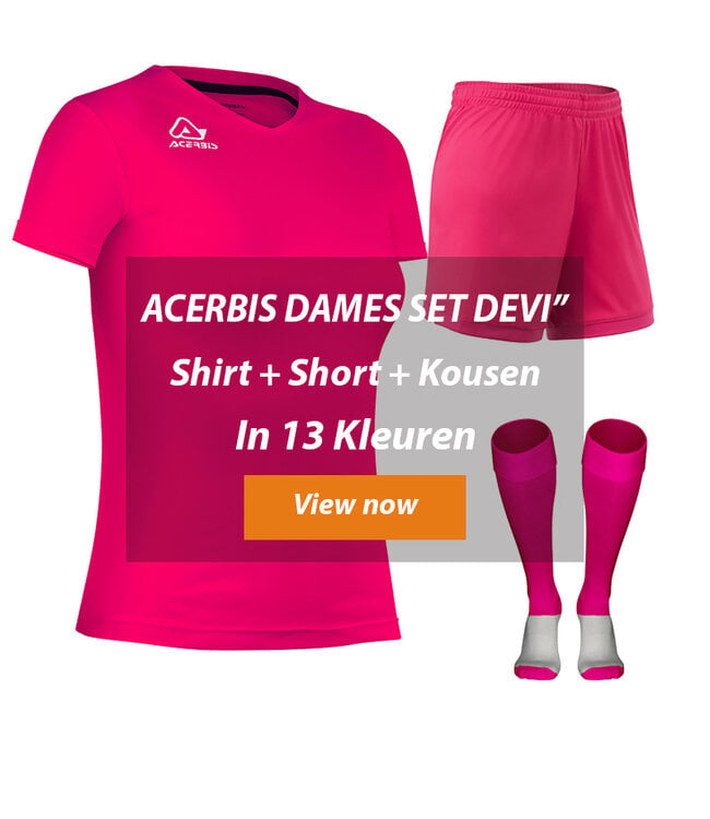 ACERBIS ZAALVOETBALTOPPER SET DEVI│Shirt-Short-kousen