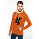 Oranje TOP HOODIE LION UNISEX Oranje TOP HOODIE LION UNISEX