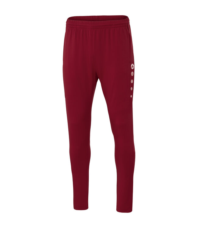 JAKO Trainingsbroek Premium KIDS-DAMES-ADULTS│Wijnrood