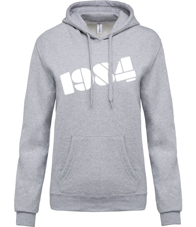 Hoodie met of zonder jaartal Heren