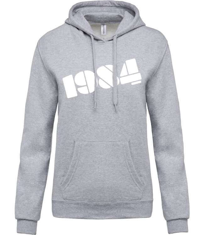 Hoodie met of zonder jaartal Dames