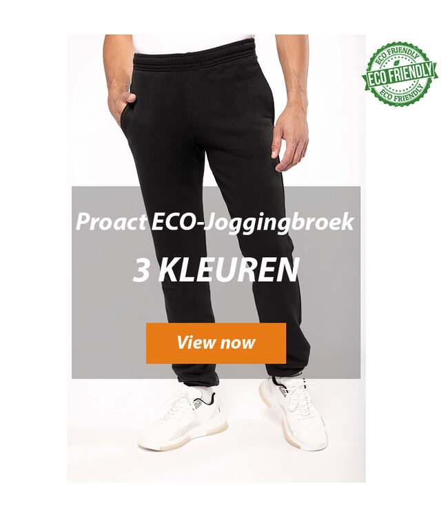 Proact ECO friendly joggingbroek in 3 kleuren