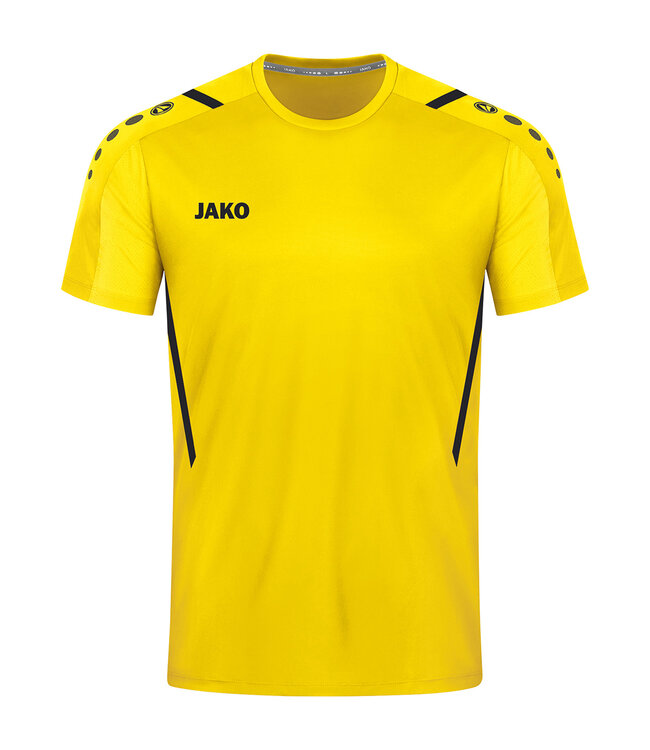 JAKO Shirt Challenge Citroen-zwart