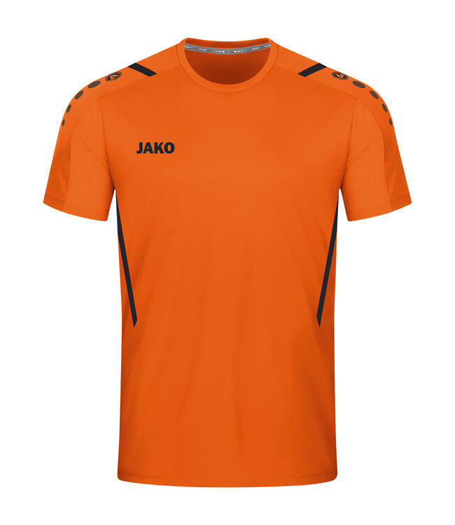 JAKO Shirt Challenge Fluo oranje-Zwart