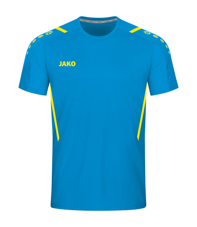 JAKO Shirt Challenge Jako blauw-Fluo geel