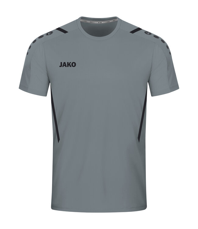 JAKO Shirt Challenge Steengrijs-Zwart