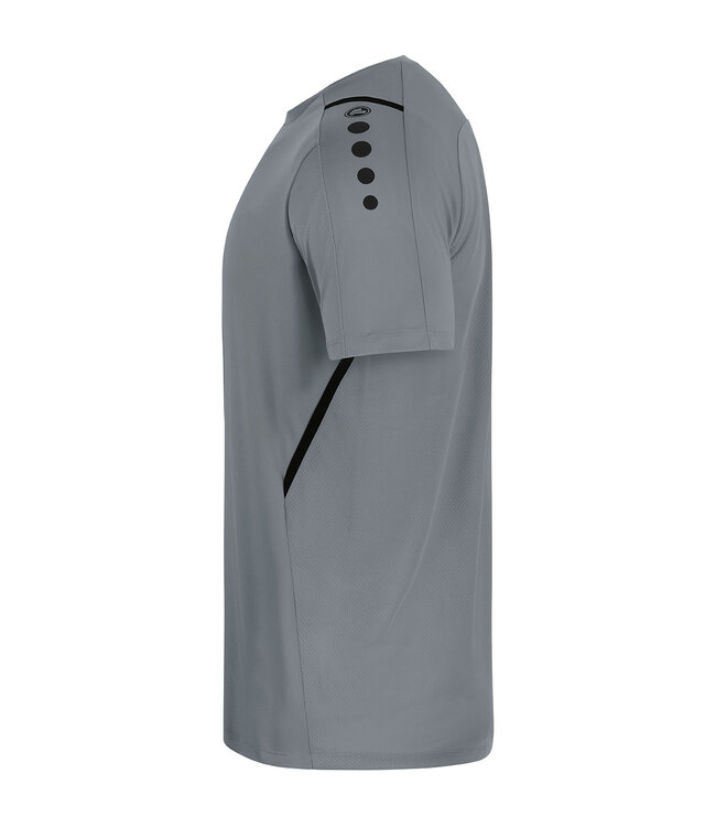 JAKO Shirt Challenge Steengrijs-Zwart