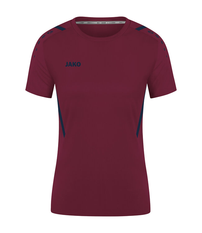 JAKO Shirt Challenge Dames  Kastanje-Marine