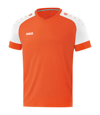 JAKO shirt Champ 2.0 Fluo oranje-Wit | Maat L